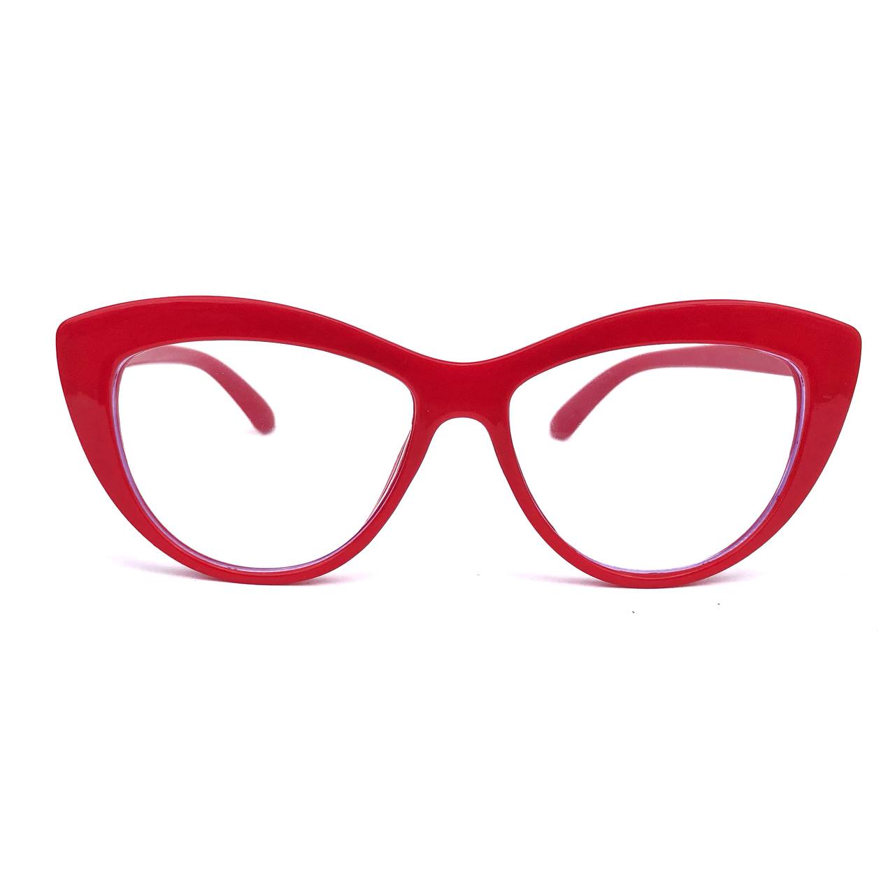 Lunettes œil de chat pour femme avec monture optique et blocage de la lumière bleue