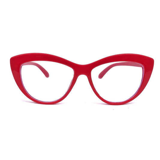Lunettes œil de chat pour femme avec monture optique et blocage de la lumière bleue